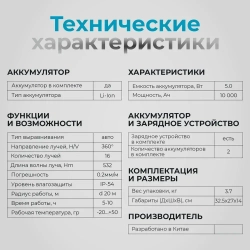 Лазерный уровень 4D 16 лучей 360, нивелир Makita / Макита, с LED-экраном портативный, с гарантией 5 лет