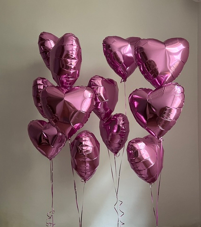 Набор на День Святого Валентина 11 с розовыми сердцами