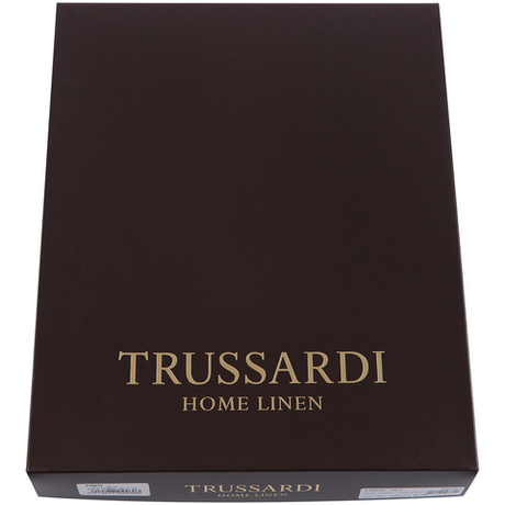 Полотенце 100x150 Trussardi Ribbon tortora бежевое