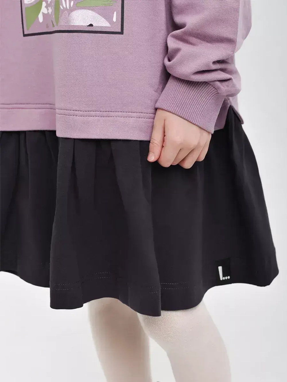 Платье толстовка с длинным рукавом