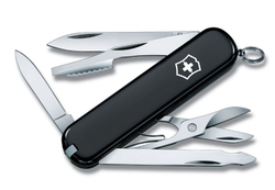 Качественный маленький брендовый фирменный швейцарский складной перочинный нож 74 мм красный 10 функций Victorinox Executive VC-. 0.6603.3