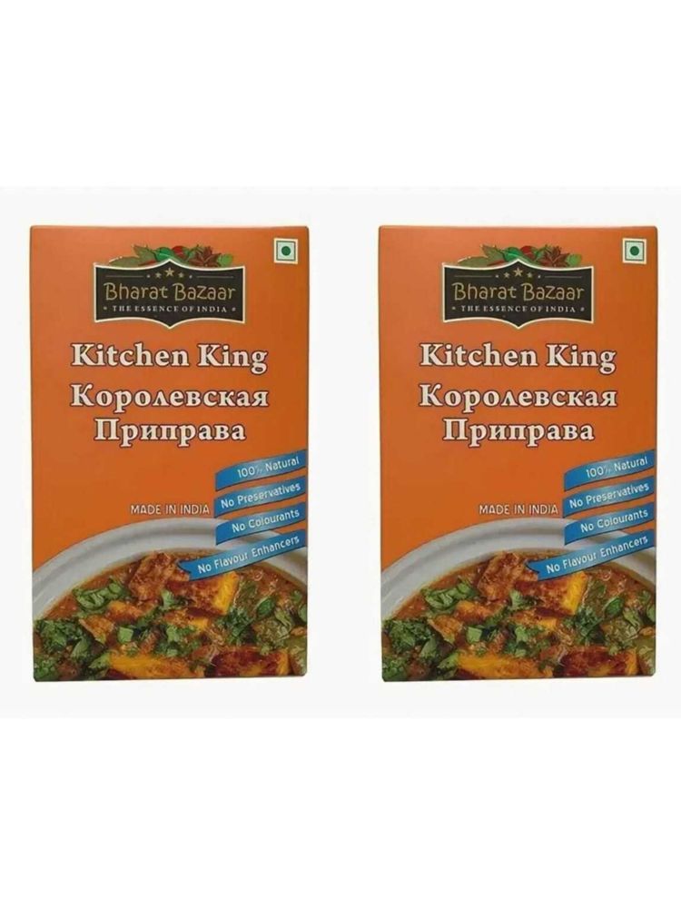 Bharat BAZAAR Kitchen King Королевская приправа, 100 гр, 2 шт