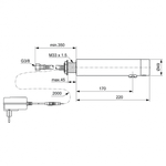 Настенный электронный излив для раковины для монтажа на панели Ideal Standard SENSORFLOW NEW A7562AA