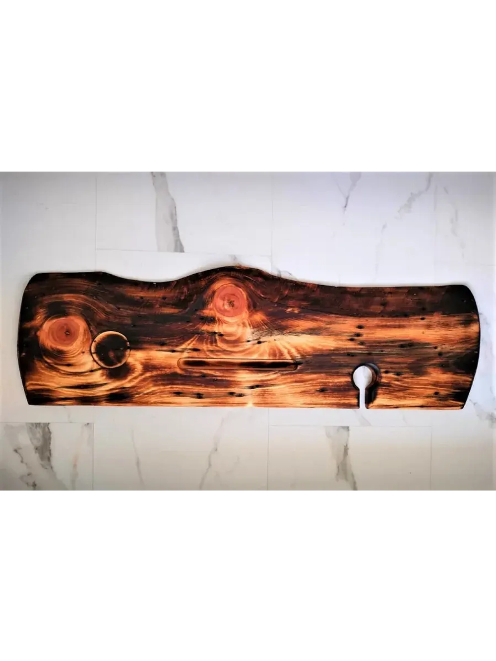 Полка столик (подставка) для ванной из 100% цельного кедра