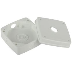 Коробка монтажная ЭРА KOR-MV-140-140-66-W-56 для камер видеонаблюдения белая 140х140х66мм IP56 | Коробки монтажные для камер видеонаблюдения