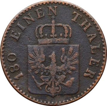 2 пфеннига 1853 Германия (Пруссия) "A"