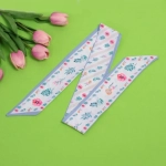 Лента для вплетения в причёску «KRASA- Элина», микс 2 цвета, 6*90 см