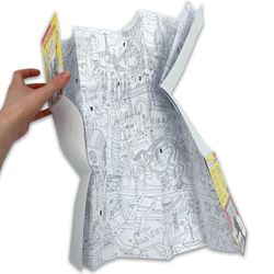 Карта-раскраска «Барселона»