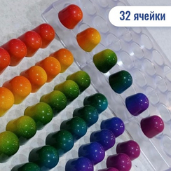 539 | Форма для шоколадных конфет "Пуля" (275*175 мм)