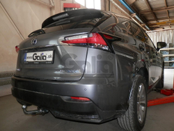Фаркоп оцинкованный Galia L027A для LEXUS NX 300H, NX 300 2014-(паспорт и сертификат в комплекте)(без электрики)