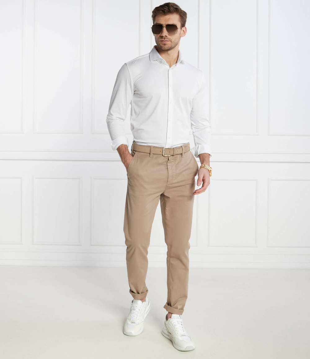 Брюки Chino_tapered BOSS ORANGE - коричневый(50510917)