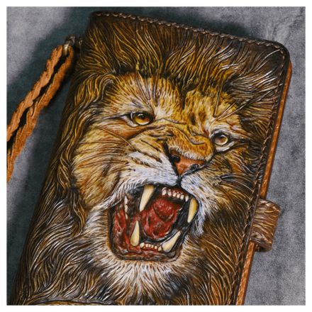 Кошелек зиппер «Лев»