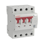 Автоматический выключатель дифференциального тока YON max типа MDR, 3P+N, 10mA, 50A, хар-ка B, 6kA, тип A DKC