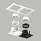 Комплект со светильником Lightstar Domino Quadro (214526+214506+214507+214006+214007) D5260607WBMOD