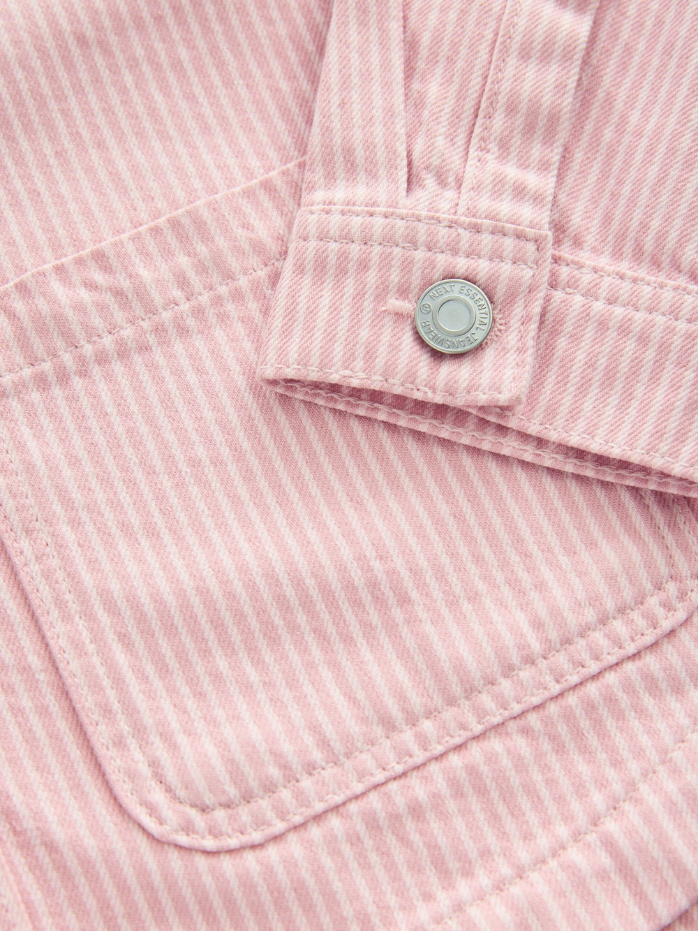 Куртка джинсовая для девочки Next E25-206, Белый, Розовый