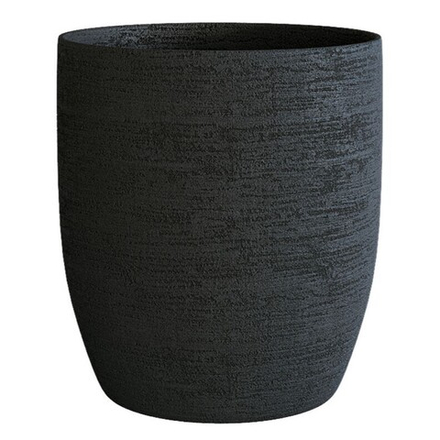 Кашпо VASE3 EROSIA BLACK D60 H65