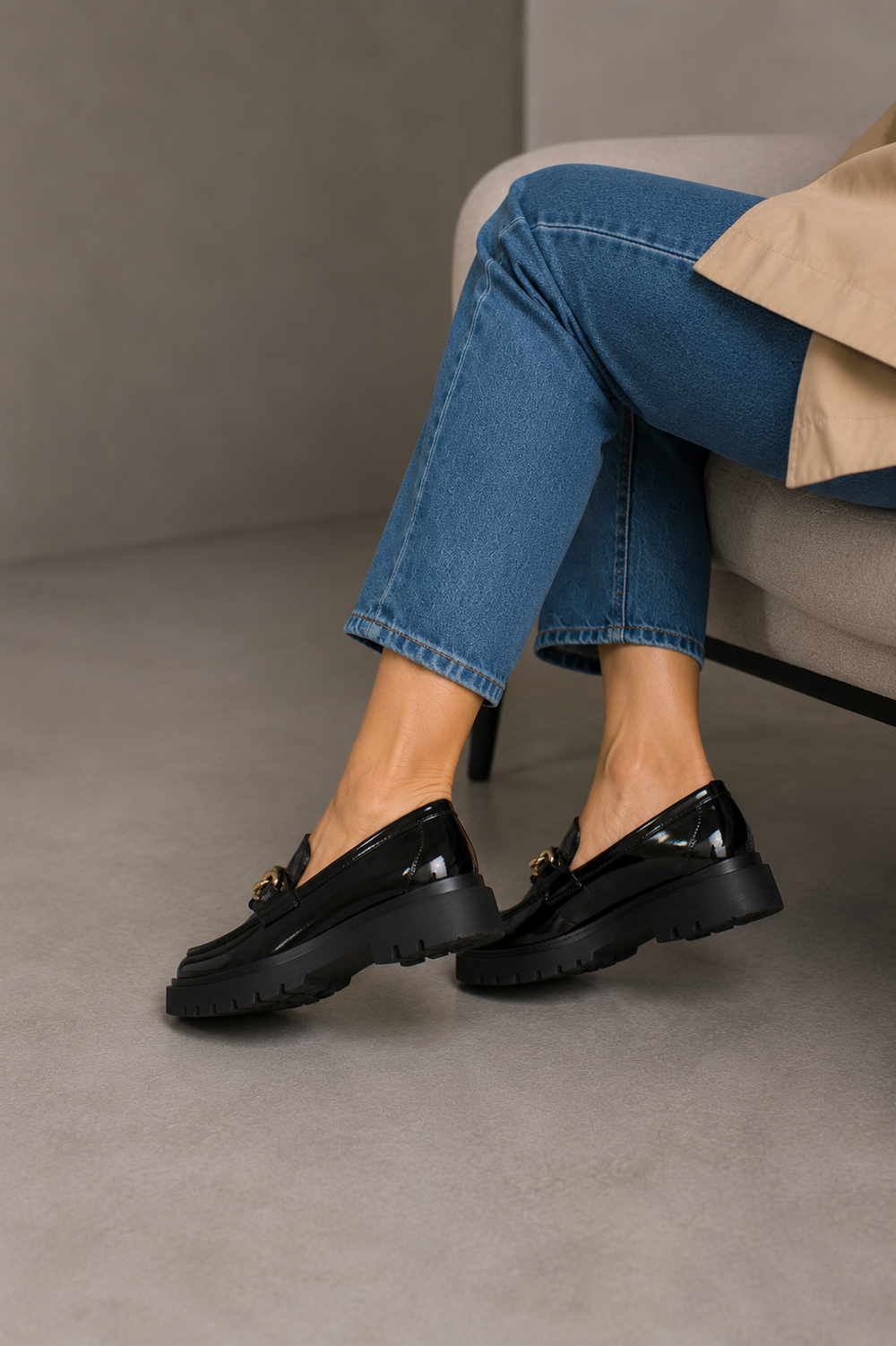 Женские Лоферы PM shoes 21-217731-131