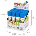 Клей-карандаш STAFF EVERYDAY 40 г (24 штуки в упаковке)