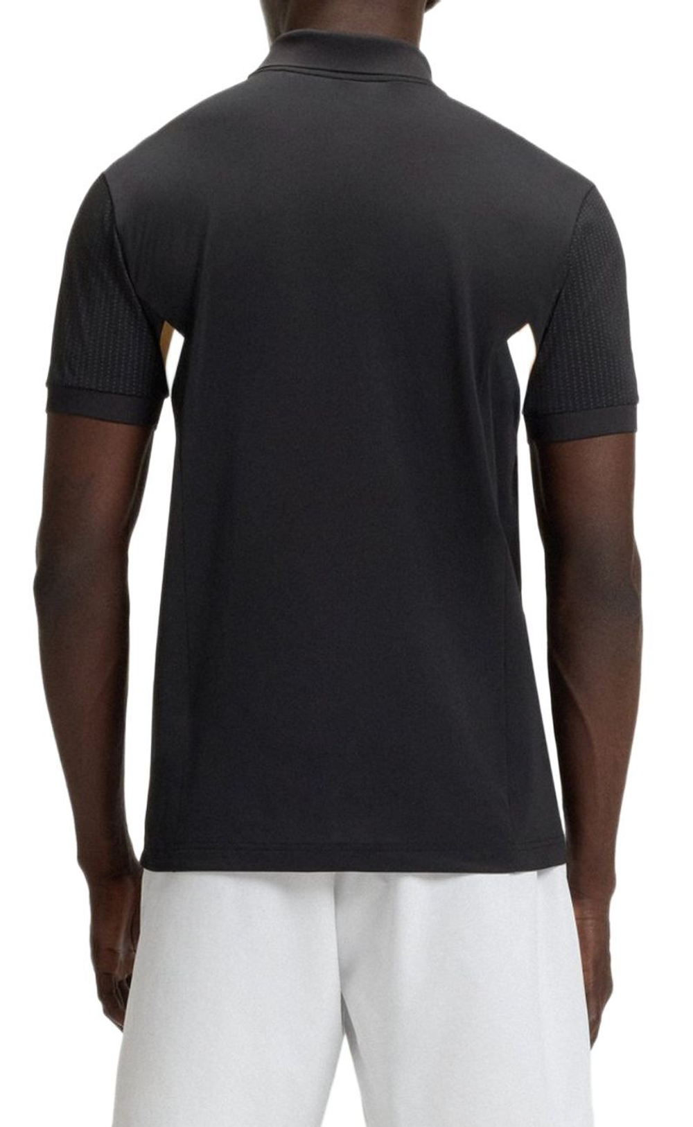 Мужское теннисное поло BOSS Active Slim Fit With Moisture Management Shirt - black