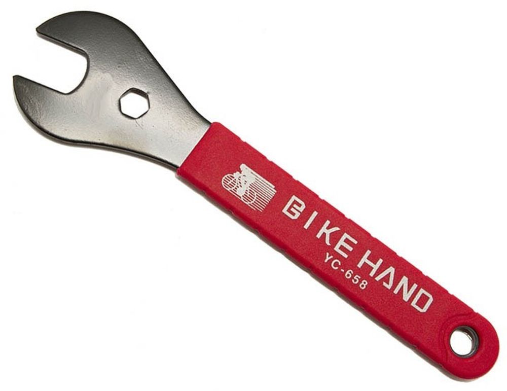 Ключ конусный 13мм, узкий, ручка красная обрезиненная 167мм.YC-658 (13mm)