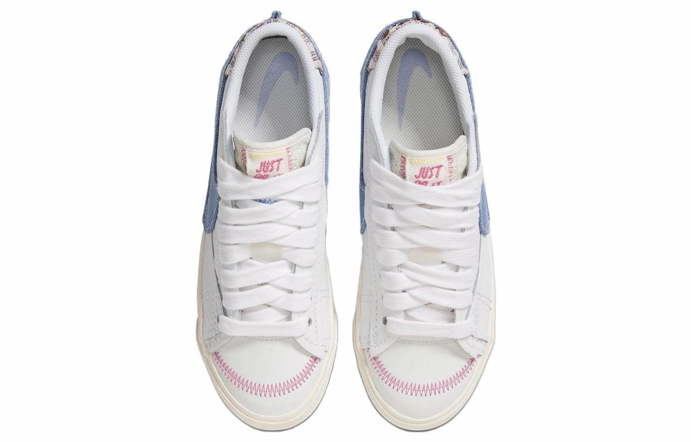 Кроссовки Nike Blazer Low Jumbo "Denim Swoosh" (Женская размерная сетка)