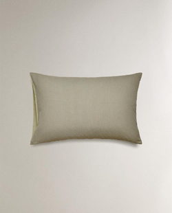 ZARA HOME НАВОЛОЧКА В ПОЛОСКУ, ЗЕЛЕНЫЙ