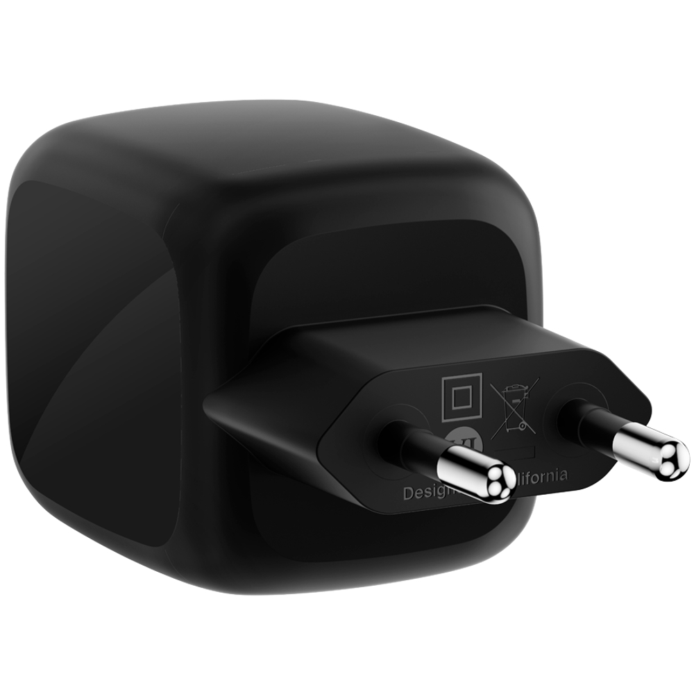 BELKIN 67w Dual USB-C PD wall Charger with PPS, Black