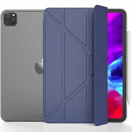 Чехол Tablet Case для Apple iPad Pro 12.9" (2018/2020/2021) темно-синий, Borasco