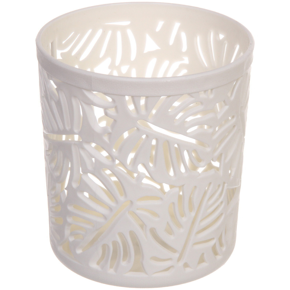 Корзинка - стакан для хранения мелочей «ФРАТОРИЯ», цвет дымчато белый, 10*11см (лейбл)