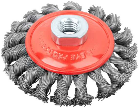 Корщетка-колесо для УШМ, 100 мм, М14 FIT IT 39114