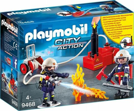 Конструктор Playmobil City Action - Пожарные с огнетушителем - Плеймобиль 9468