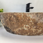 Раковина из речного камня RS-63631 (77*40*15) 0124