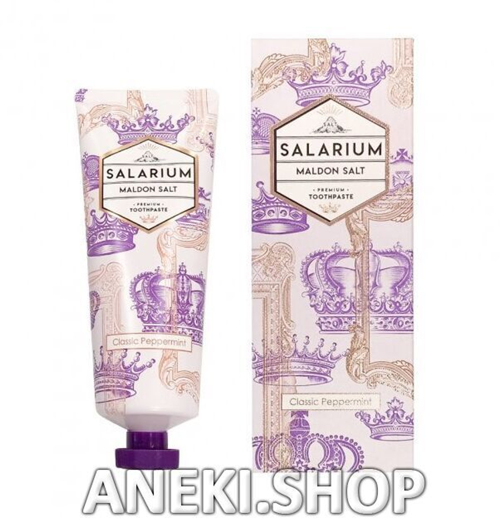 Зубная паста с солью профилактика болезней дёсен 110 г Salarium Classic Peppermint Aekyung