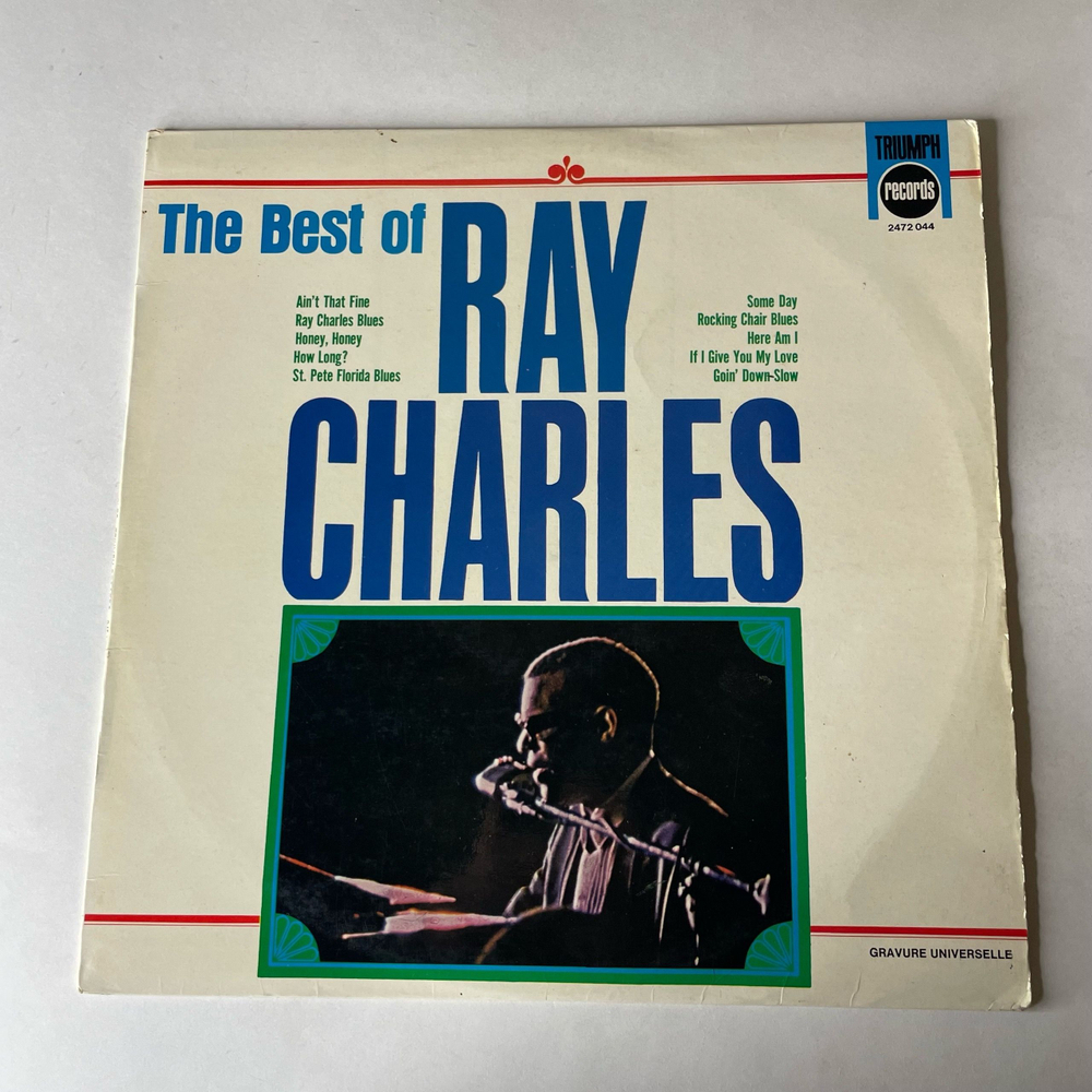 Винтажная виниловая пластинка LP Ray Charles, The Best Of Ray Charles (Франция 1972)
