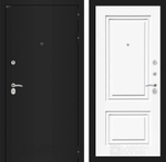 Дверь входная Лабиринт CLASSIC шагрень черная 26 Эмаль металлическая