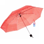 Зонт женский механический «Ultramarine - Горошек», 8 спиц, d-97, длина в слож. виде 24см