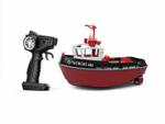Радиоуправляемый буксир Heng Long Tugboat (черный) 2.4G 1/72 RTR - 3800-B