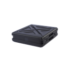 Ударопрочный пластиковый Рэковый кейс 2 юнита KZCASE@RACK2U