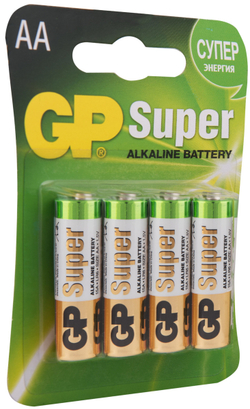 GP 15A-2CR4 Батарейки АА, 4 шт