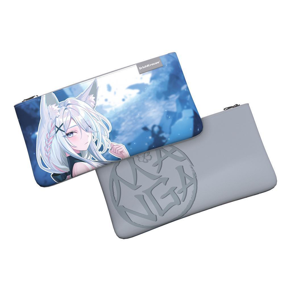 Пенал конверт 220x120мм "Manga (Grey)" (ErichKrause)