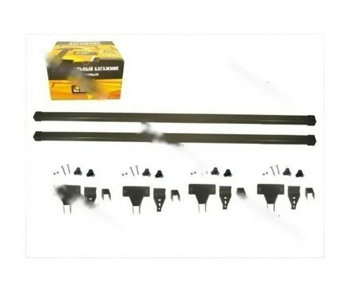 Багажник /2170/ 110 см две перекладины с пазами + крепление сталь (ED)