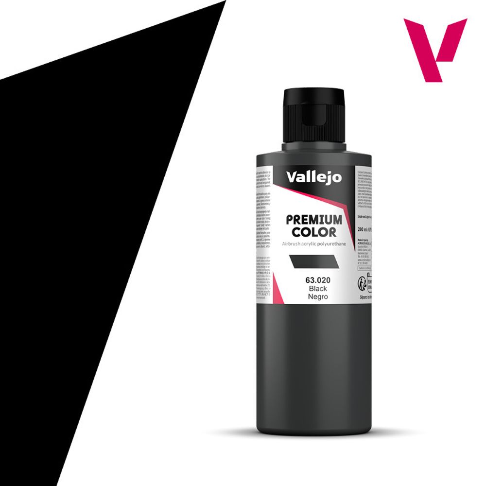Premium color 200ml - Black Premium color 200ml - Black