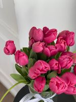 АКЦИЯ тюльпан - классика ЯРКО-РОЗОВЫЙ - доступен к заказу с 3.03.2026