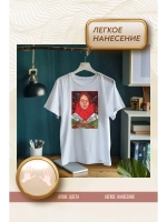 Термонаклейка на одежду, термопринт Калинушка