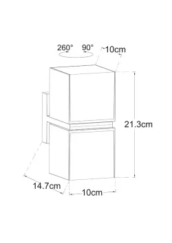 Уличный настенный светильник Arte lamp