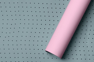 Пленка "Золотые точки" Медная и Светло-розовая