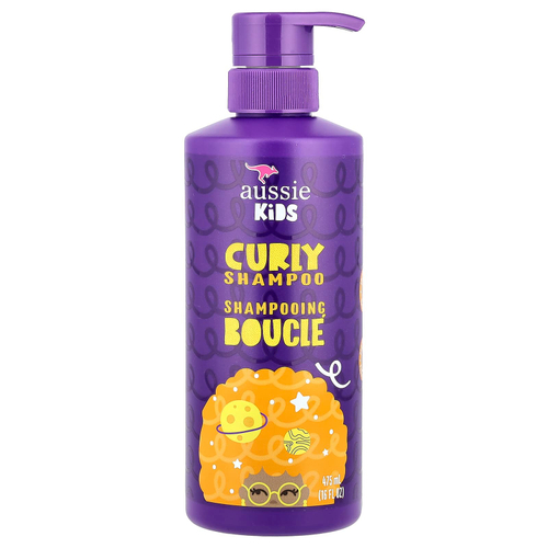 Aussie, Kids, Curly Shampoo, солнечные тропические фрукты, 475 мл (16 жидк. унц.)