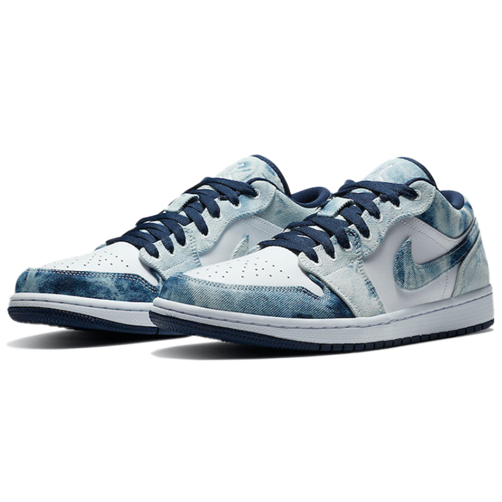 Кроссовки Air Jordan 1 Low Washed Denim