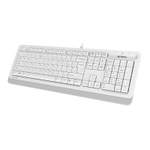 Комплект (клавиатура + мышь) A4Tech Fstyler F1010, белый/серый, USB (мембранная)