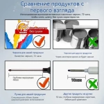 Маркер строительный разметочный перманентный, с длинным наконечником 45мм + чернила для маркера,3 шт